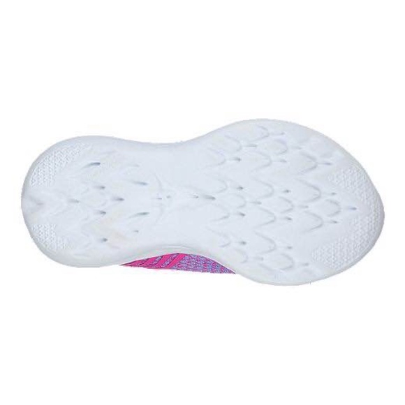 BRAND NEW girl toddler Skechers radiant runner pink Velcro shoes size 5 - Picture 5 of 9